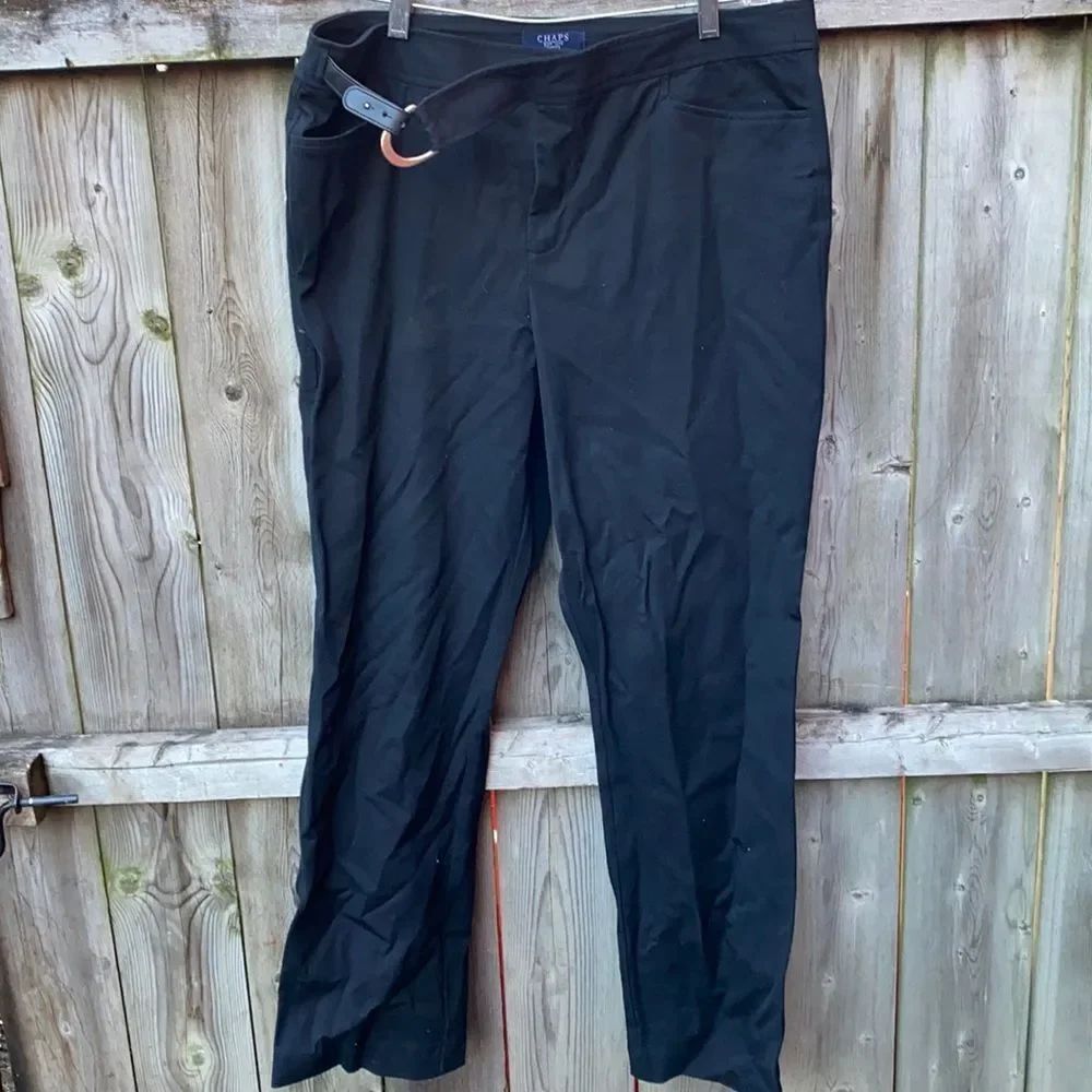 Chaps Black Pants sz. 14 petite